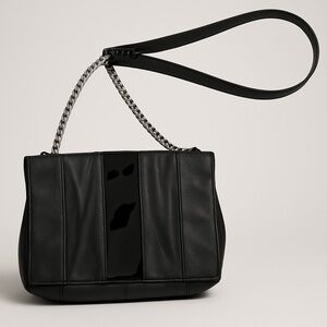 Ramy Brook Purse Bag Leather Patent Leather Shoulder Chain Strap Designer Luxury